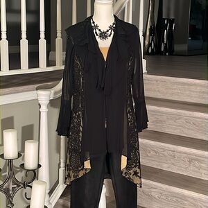 Black & Gold Beaded Jacket
